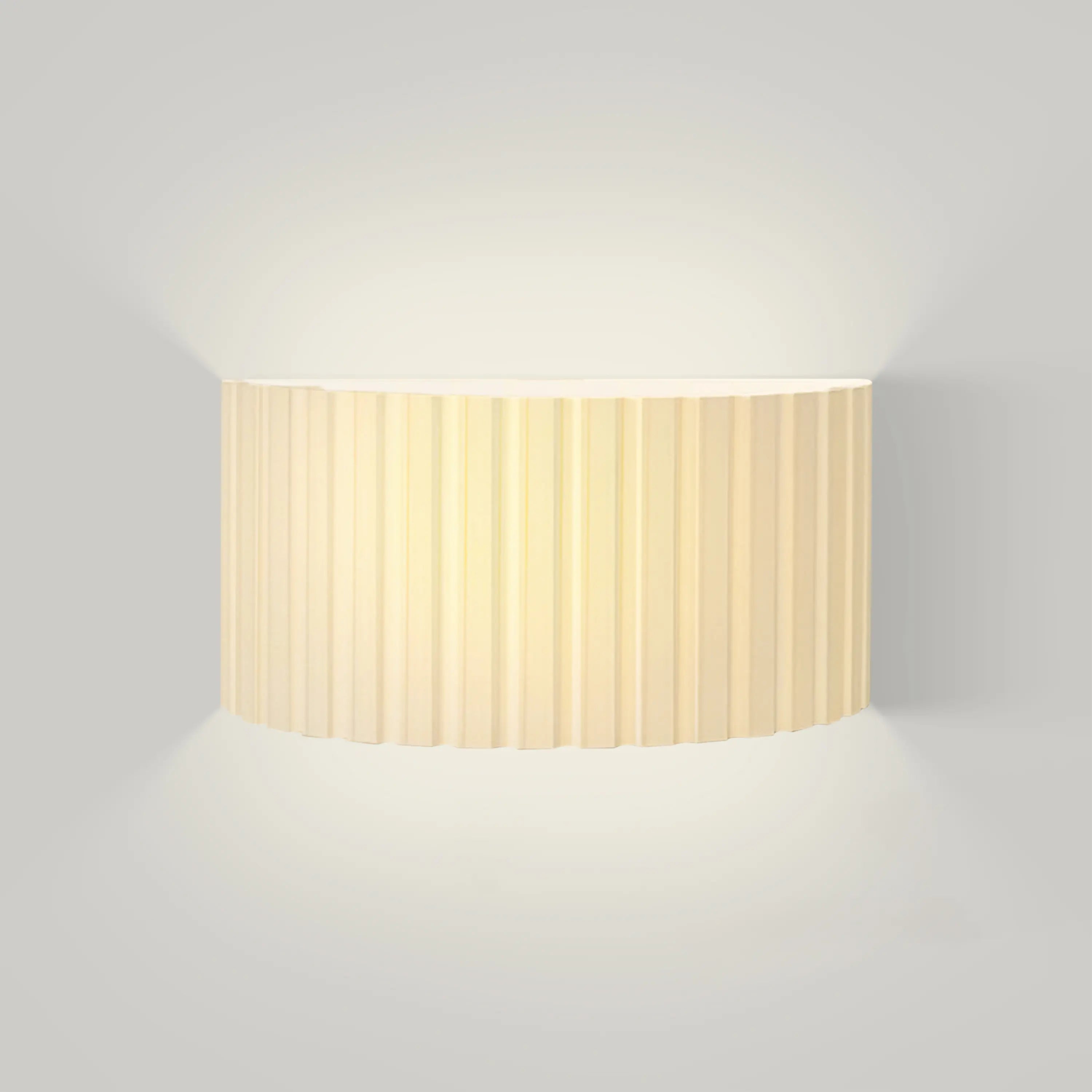Ribbed Sconce Wall Lamp – Rechargeable, Dimmable Light, Made in LA