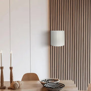 Rechargeable Wireless Sconce: RGB Dimmable, Ribbed Wall Lamp